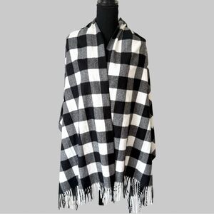 Sky Cashmere Pashmina Stole Soft and Fine Plaid Shawls
 Scarf